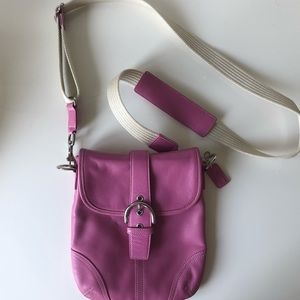 Coach Pink Slingback Crossbody Purse